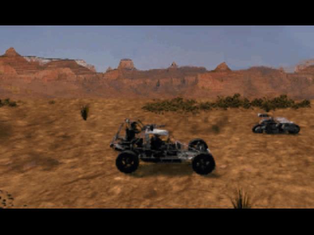 Nod Buggies and Recon Bikes pass the desert in the First Tiberium War