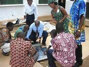 Vincent Nnanna demonstrates