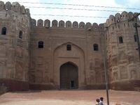 PakistanLahoreFortAGateFromTheBackside