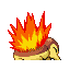 Cyndaquil espalda G3 variocolor