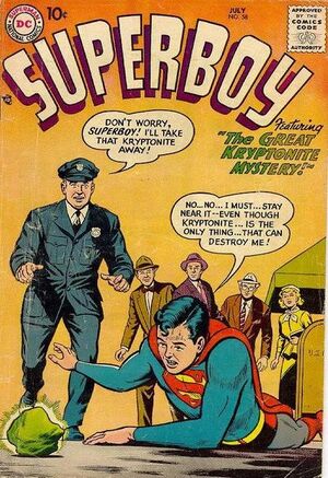 Cover for Superboy #58 (1957)