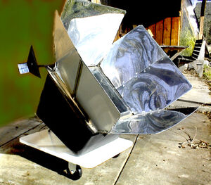 Solar oven tracker