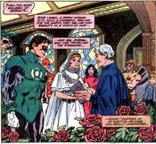 Marriage of Green Lantern and Kari Limbo