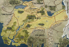 D&D - 4th Edition - Eberron Map Breland