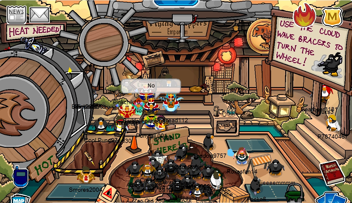 Sensei s Fire Scavenger Hunt Club Penguin Wiki The Free Editable Encyclopedia About Club 