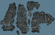 GTAIV Liberty City map
