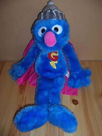 super grover plush doll