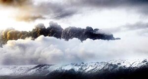 Iceland volcano smoke