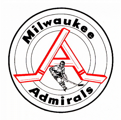 milwaukee admirals logo during hockey ice