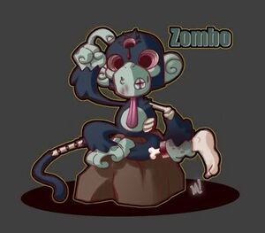 Zombie Zoo Monkey by Zatransis