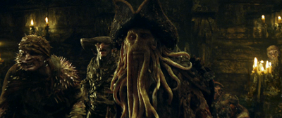 Jones and his crew during the death of Norrington