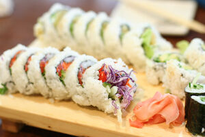 Vegetarian sushi
