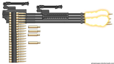 The mini gun.