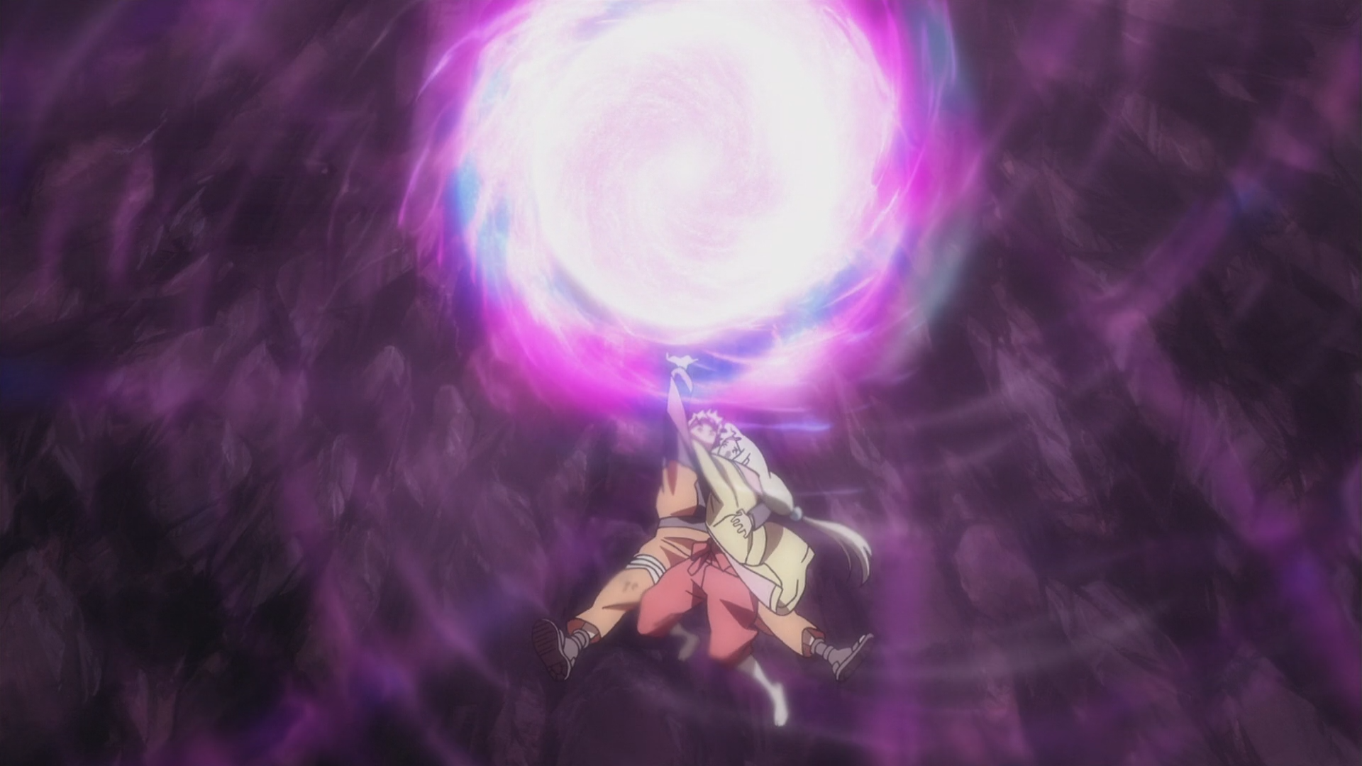 Super Chakra Rasengan de Naruto y Shion