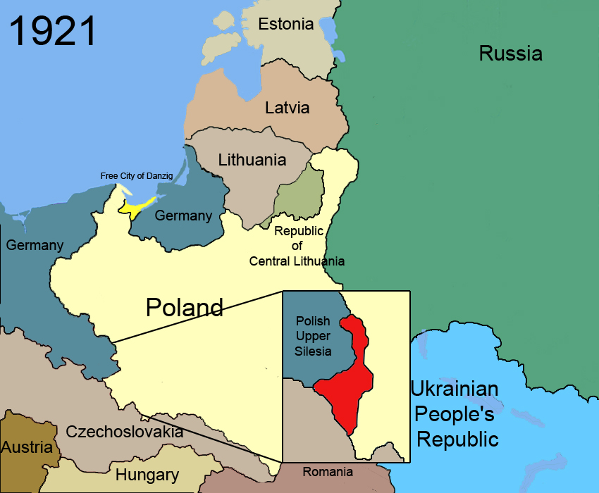 Maps of the Second Polish Republic - Wiki Atlas of World History