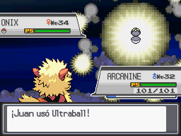 Utilizando una Ultraball en HGSS