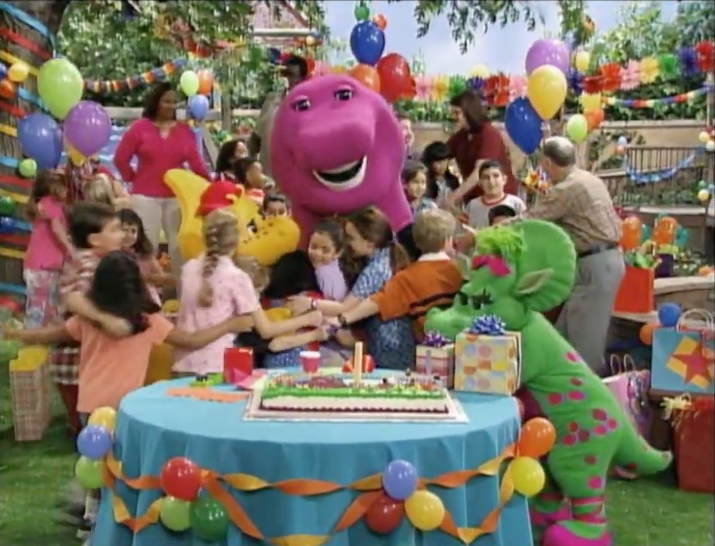 barney character for birthday party