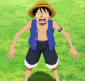 Luffy en Sabaody