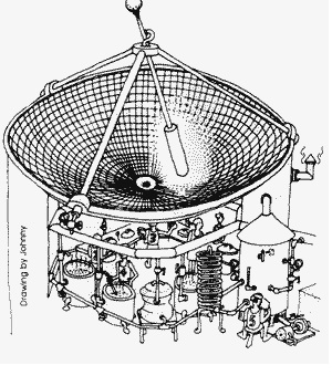 Auroville Solar Kitchen illustration