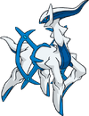 Arceus tipo agua (dream world)