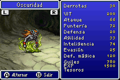 Estadisticas Oscuridad