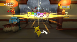 PokéPark 2 minijuego bombas