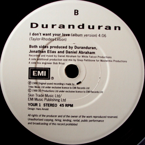 love single uk YOUR 1 duran duran band discography discogs wikipedia 3