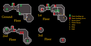 Black Knights' Fortress Building Map