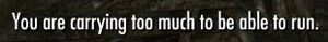 Encumbrance message