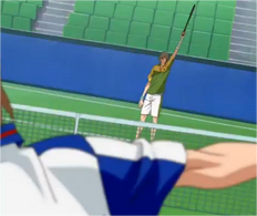 Shiraishi's stance for Entaku Shot
