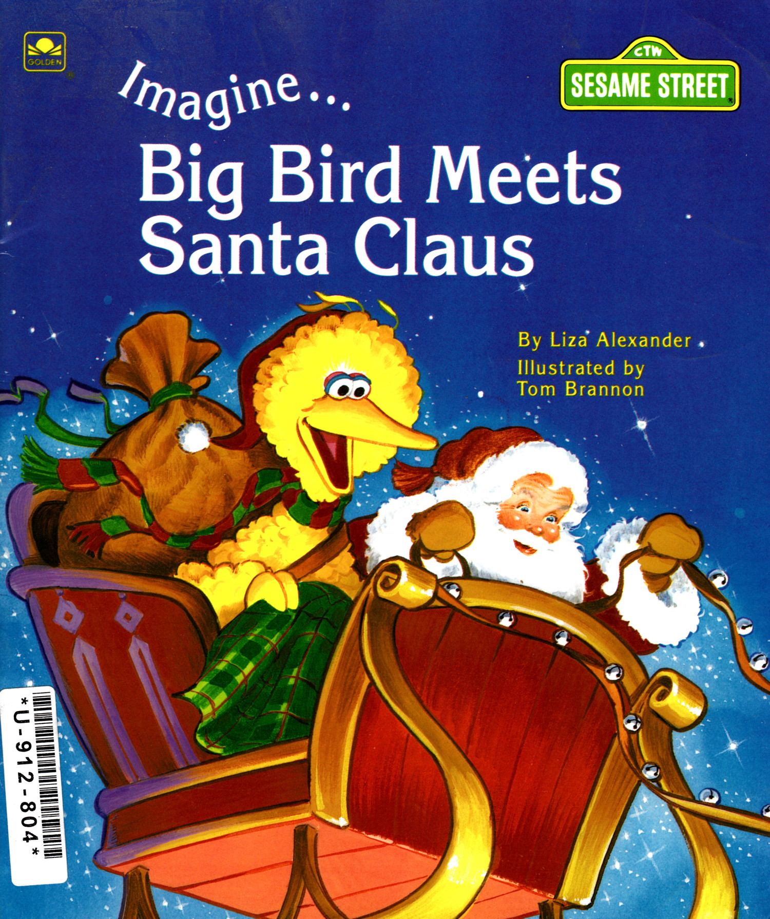 ImagineBigBirdMeetsSantaClaus