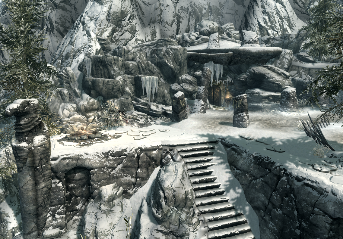dragons bridge skyrim map