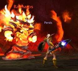 Persis defending Azeroth
