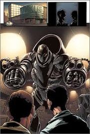 Iron man en la serie de comics noir