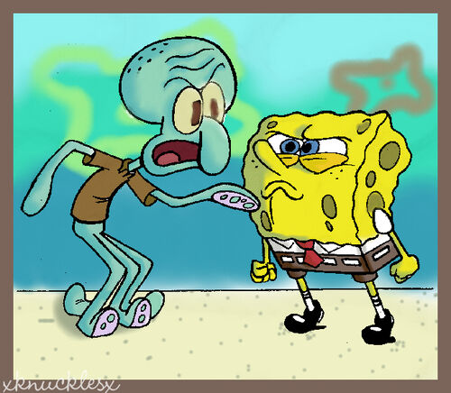 Download this Squidward And Spongebob picture