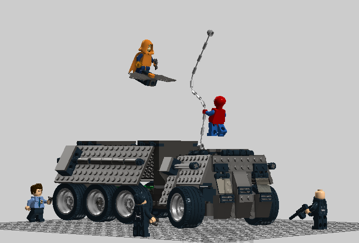 lego two face's armored truck