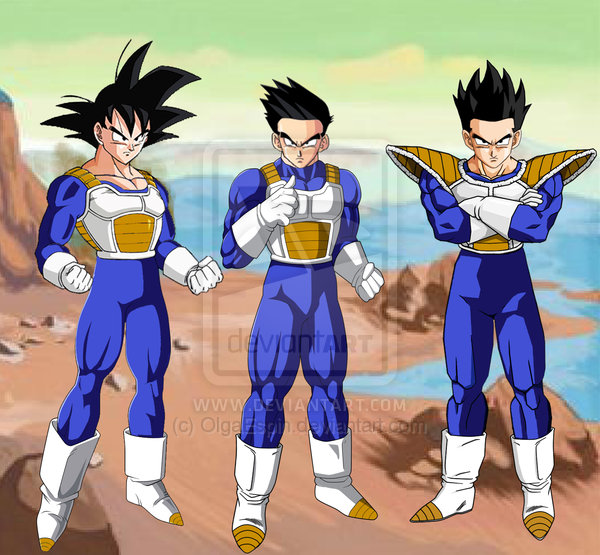  - Goku_goten_gohan_gt_armor_by_olgaespin-d47gn5o