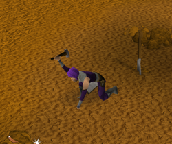 Hammering selected iron