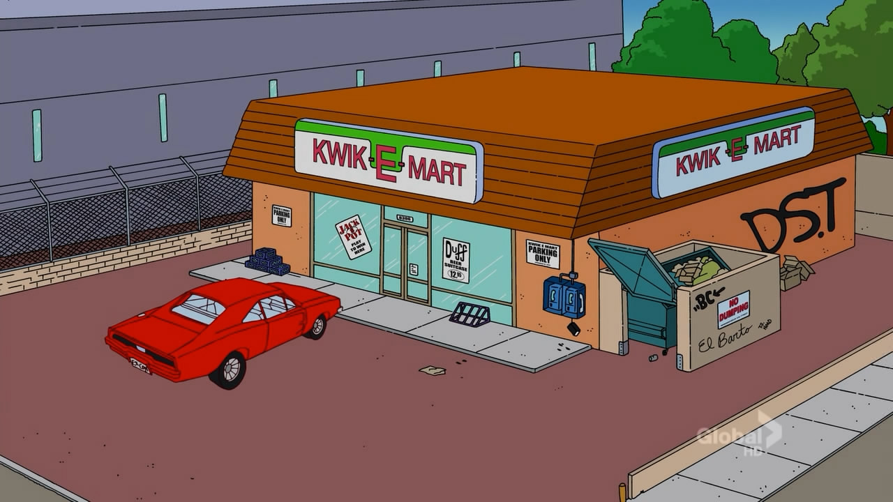 Kwik E Mart The Simpsons Springfield Bound