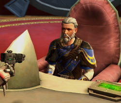 Grand Champion of the Great Hunt about to shoot Janarus