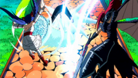 Erza, Wendy and Gray attacks Samuel