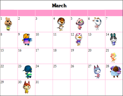 March