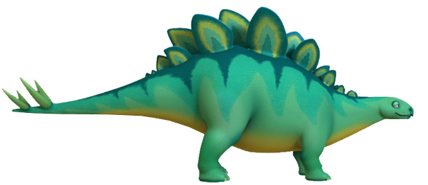 similar to stegosaurus