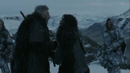 Jon mata a Qhorin HBO