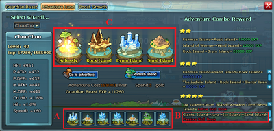 Islands combo