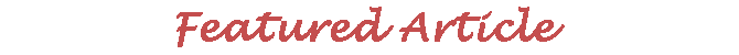 Featured Article