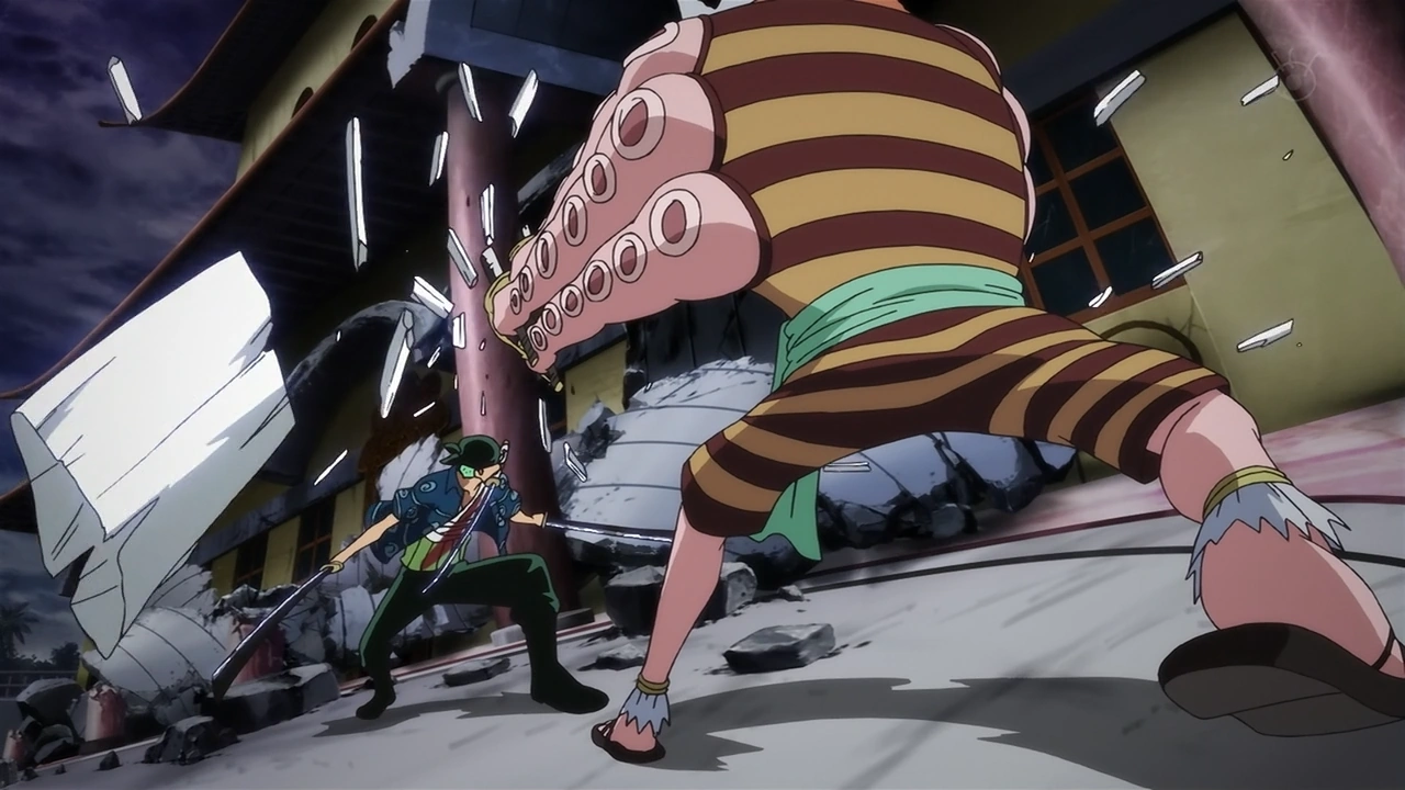 Zoro Vs Hachi The Fishman Zoro One Piece Karate