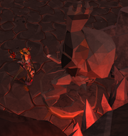 BoE statue mining