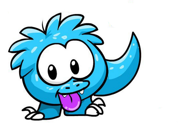 puffles dino