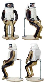Thruster suit miniature various views